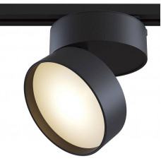 Трековый светильник для однофазного шинопровода Maytoni Technical Onda TR007-1-18W3K-B