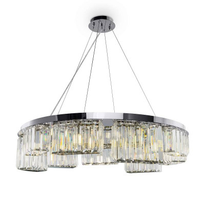 Подвесная люстра хрустальная Maytoni Colline MOD083PL-09CH