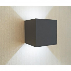 Светильник Куб темно-серый w10*10 h10 Led 6W (4000K) IP65 (артикул:08585,16(4000K))