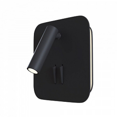Спот с выключателем светодиодный Maytoni Technical  Ios 176 C175-WL-01-6W-B