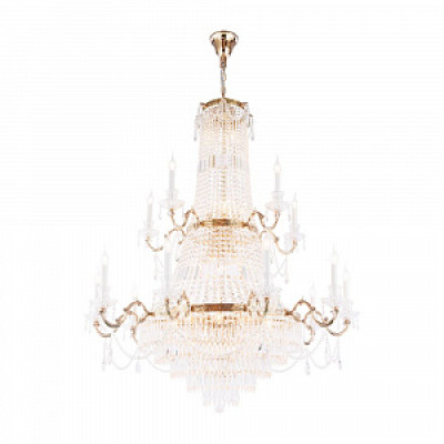 Подвесная  люстра хрустальная Maytoni Palace DIA890-PL-42-G