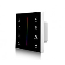 Панель SMART-P22-RGBW-G-IN Black (12-24V, 4x3A, Sens, 2.4G) (Arlight, IP20 Пластик, 5 лет)