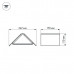 Светильник LGD-Wall-Delta-1B-12W Warm White (Arlight, IP54 Металл, 3 года)