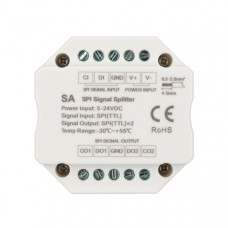 Усилитель SMART-SPI (12-24V, 2 output) (arlight, IP20 Пластик, 5 лет)