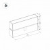 Светильник MAG-FLAT-FOLD-45-S205-6W Warm3000 (WH, 100 deg, 24V) (arlight, IP20 Металл, 3 года)