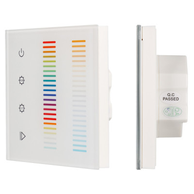 Панель Sens SR-2834-5C-AC-RF-IN White (220V,RGB+CCT,1 зона) (arlight, IP20 Пластик, 3 года)
