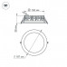 Встраиваемый светодиодный светильник Arlight LTD-187WH-FROST-21W White 021495