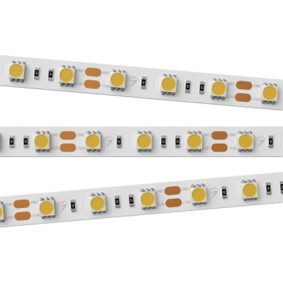 Светодиодная лента RT 2-5000 12V Warm2400 2x (5060, 300 LED, LUX) (arlight, 14.4 Вт/м, IP20)