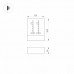 Светильник LGD-SIGN-WALL-S150x200-3W Warm3000 (GR, 148 deg, 230V) (Arlight, IP54 Металл, 3 года)