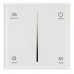 Панель SMART-P36-DIM-IN White (230V, 1.2A, TRIAC, Sens, 2.4G) (arlight, IP20 Пластик, 5 лет)