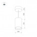 Корпус SP-POLO-HANG-LONG300-R85 (BK, 1-3, 350mA) (Arlight, IP20 Металл, 3 года)