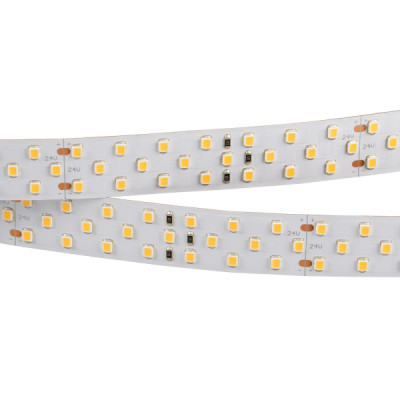 Светодиодная лента RT 2-5000 24V Warm2700 3x2 (2835, 1260 LED, LUX) (arlight, 27 Вт/м, IP20)