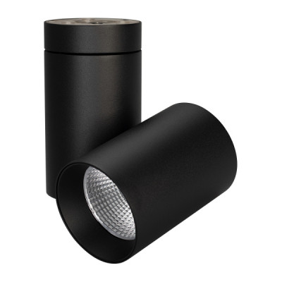 Спот Arlight SP-POLO-SURFACE-TURN-R85-15W Warm3000 (BK-BK, 40 deg) (IP20 Металл)