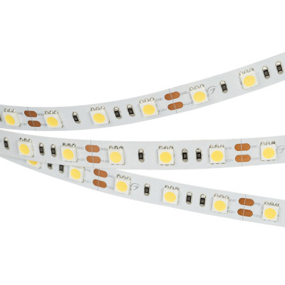 Светодиодная лента RT 2-5000 12V Warm3000 2x (5060, 300 LED, LUX) (arlight, 14.4 Вт/м, IP20)