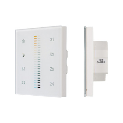 Панель Sens SR-2830B-AC-RF-IN White (220V,MIX+DIM,4зоны) (arlight, IP20 Пластик, 3 года)