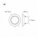 Встраиваемый светодиодный светильник Arlight LTD-80WH 9W White 018411
