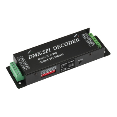 DMX-декодер LN-DMX-SPI (5-24V, 170 pix) (arlight, IP20 Металл, 1 год)