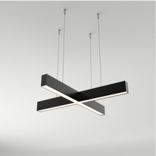 Подвесной светильник Arlight SP-LINE-3667-CROSS-4-500-HANG-44W-Day4000 RAL9005 033227