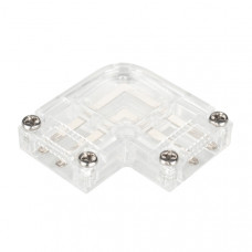 Коннектор угловой для ленты ARL-50000PV (15.5x6mm) прозрачный (arlight, Пластик)