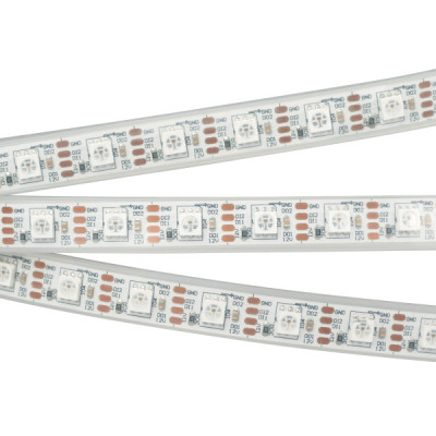 Светодиодная лента SPI-5000P-RAM-5060-60 12V Cx1 RGB-Auto (12mm, 8W/m, IP66) (arlight, Закрытый, IP66)