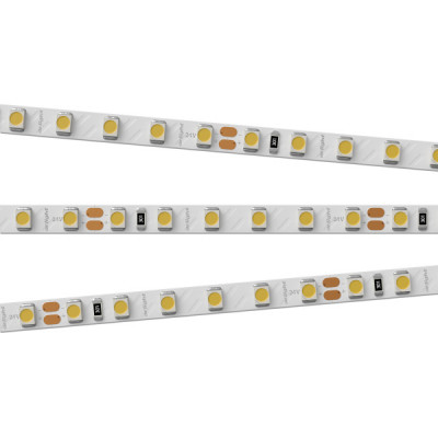 Светодиодная лента RT 2-5000 24V Warm2400 5mm 2x (3528, 600 LED, LUX) (arlight, 9.6 Вт/м, IP20)