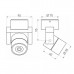 Накладной спот Arlight SP-UNO-R55-5W Warm 3000 WH, 24 deg 023642