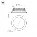 Встраиваемый светодиодный светильник Arlight LTD-220WH-FROST-30W White 021497