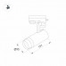 Светильник LGD-GELIOS-4TR-R95-40W Warm3000 (WH, 20-60 deg, 230V) (arlight, IP20 Металл, 3 года)