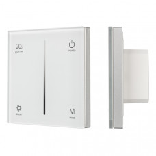 Панель SMART-P36-DIM-IN White (230V, 1.2A, TRIAC, Sens, 2.4G) (arlight, IP20 Пластик, 5 лет)