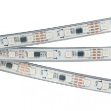 Светодиодная лента SPI-5000P-5060-60 12V Cx3 RGB-Auto (12mm, 13.2W/m, IP66) (arlight, Закрытый, IP66)