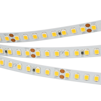 Светодиодная лента RT 2-5000 24V Cool 8K 2x (2835, 160 LED/m, LUX) (arlight, 12 Вт/м, IP20)
