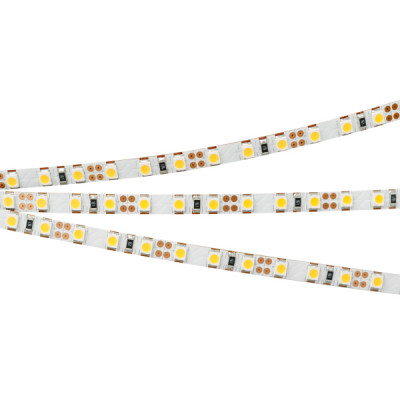 Светодиодная лента RT 2-5000 12V Warm2400 5mm 2x (3528, 600 LED, LUX) (arlight, 9.6 Вт/м, IP20)