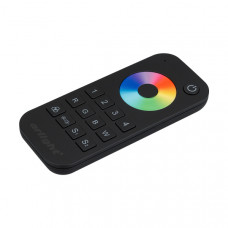 Пульт SMART-R26-RGBW Black (4 зоны, 2.4G) (Arlight, IP20 Пластик, 5 лет)