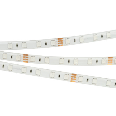 Светодиодная лента герметичная RTW-SE-B60-10mm 24V RGB (14.4 W/m, IP65, 5060, 5m) (arlight, -)