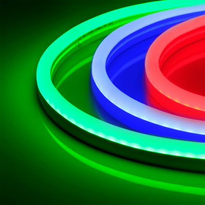 Гибкий неон ARL-CF5060-U15M20-24V RGB (26x15mm) (arlight, 8 Вт/м, IP65)