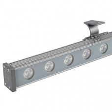 Светодиодный прожектор AR-LINE-1000M-24W-24V RGB (Grey, 30 deg, DMX512) (Arlight, Закрытый)