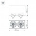 Накладной светильник Arlight SP-CUBUS-S100x200-2x11W 023085(2)