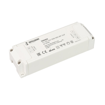 INTELLIGENT ARLIGHT Диммер TY-102-24V-30W-MIX-WF-SUF (230V, WIFI, 433MHz, 2x0.6A) (INTELLIGENT ARLIGHT, Пластик)