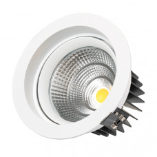 Встраиваемый светодиодный светильник Arlight LTD-140WH 25W Warm White 032618