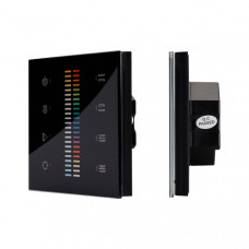 Панель Sens SR-2830C-AC-RF-IN Black (220V,RGB+CCT,4зоны) (arlight, IP20 Пластик, 3 года)