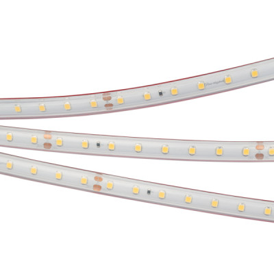 Светодиодная лента герметичная RTW-PS-A80-10mm 24V Warm3000 (6 W/m, IP67, 2835, 5m) (arlight, высок.эфф.150 лм/Вт)