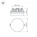 Встраиваемый светодиодный светильник Arlight LTD-80R-Opal-Roll 5W 020809