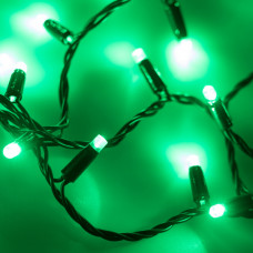 Светодиодная гирлянда ARD-STRING-CLASSIC-10000-BLACK-100LED-FLASH GREEN (230V, 7W) (Ardecoled, IP65)