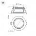Встраиваемый светодиодный светильник Arlight LT-R96WH 6W 015575