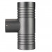Светильник KT-RAY-WALL-TWIN-R46-2x3W Warm3000 (GR, 24 deg, 24V) (Arlight, IP65 Металл, 3 года)