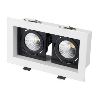 Встраиваемый светильник Arlight CL-KARDAN-S180x102-2x9W White 024131