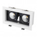 Встраиваемый светильник Arlight CL-KARDAN-S180x102-2x9W White 024131 Встраиваемый светильник Arlight CL-KARDAN-S180x102-2x9W White 024131