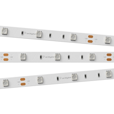 Светодиодная лента RT 2-5000 12V Green (5060, 150 LED, LUX) (arlight, 7.2 Вт/м, IP20)