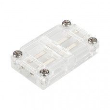 Коннектор прямой для ленты ARL-50000PV (15.5x6mm) прозрачный (arlight, Пластик)