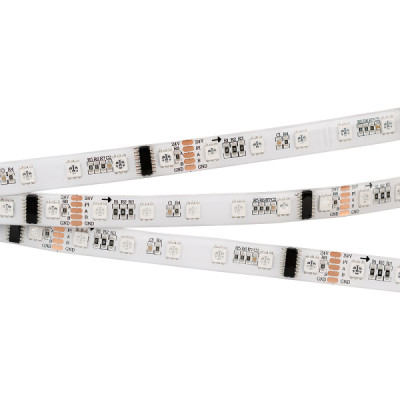 Светодиодная лента DMX-5000SE 24V RGB (5060, 300 LEDx6) (arlight, Закрытый, IP65)